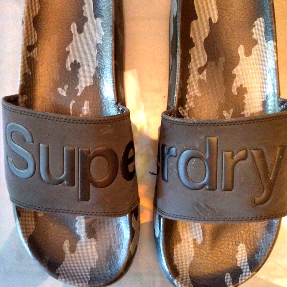 superdry leather sandals